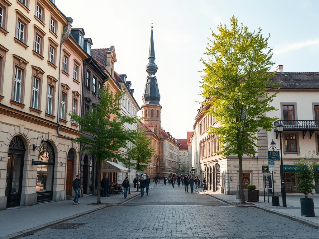 Mieszkańcy Oleśnicy protestują przed budynkiem, który grozi zawaleniem