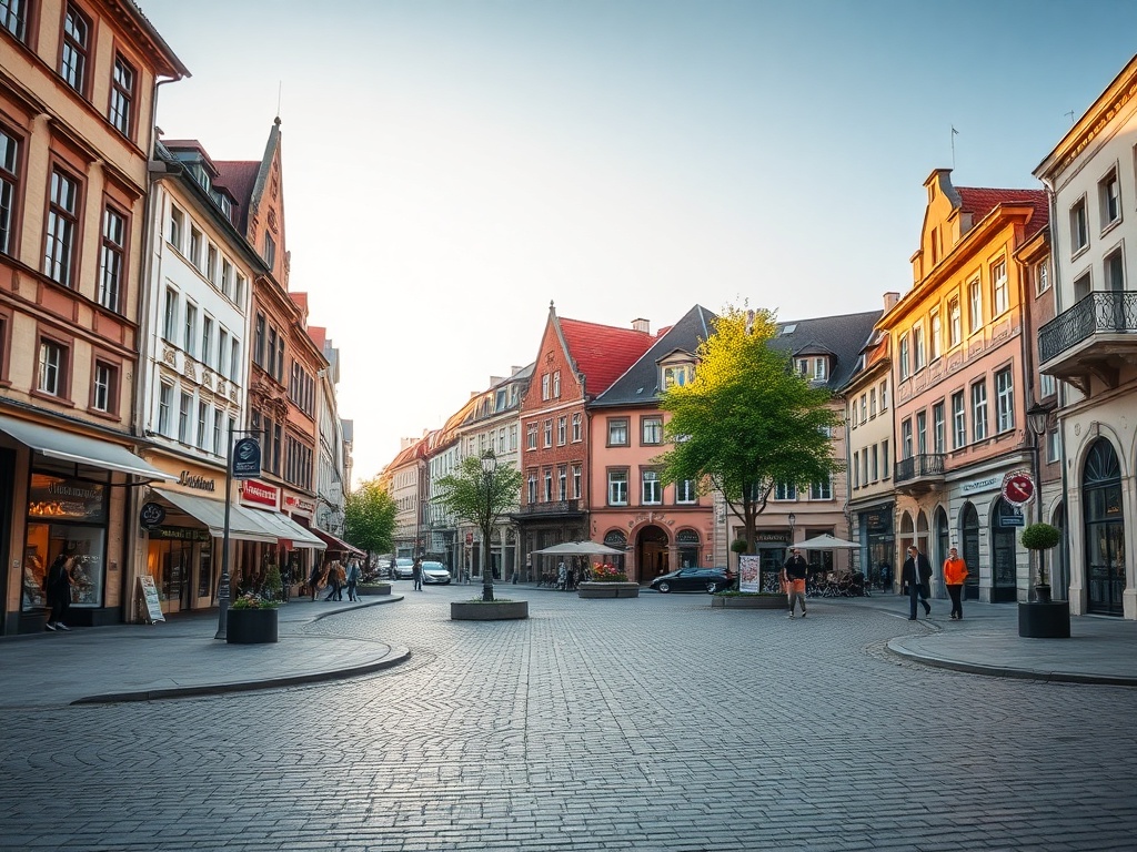 Herb Oleśnicy na tle mapy Aglomeracji Wrocławskiej z zaznaczonymi granicami